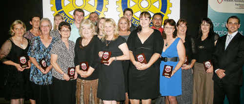 Last year’s Rotary Pride of Workmanship Award winners who were recognised at the presentation dinner. Last year’s Rotary Pride of Workmanship Award winners who were recognised at the presentation dinner.